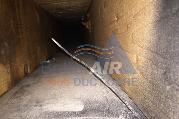 Better Air - Customer's Air Duct  - After Cleaning - West Hartford, CT