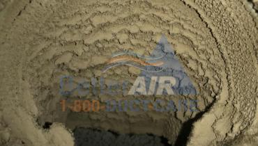 Air Duct - BEFORE Cleaning