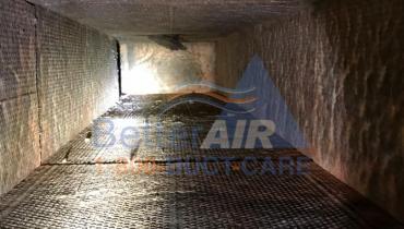 Fiber Glass Air Duct - AFTER Cleaning