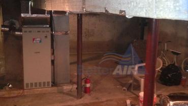 BEFORE - Air Duct Insulation